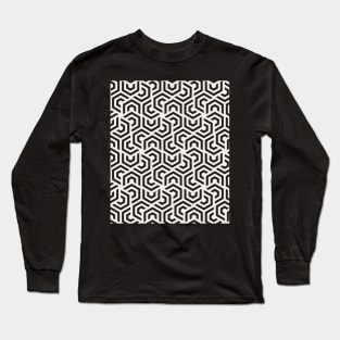 Modern Hex pattern Long Sleeve T-Shirt